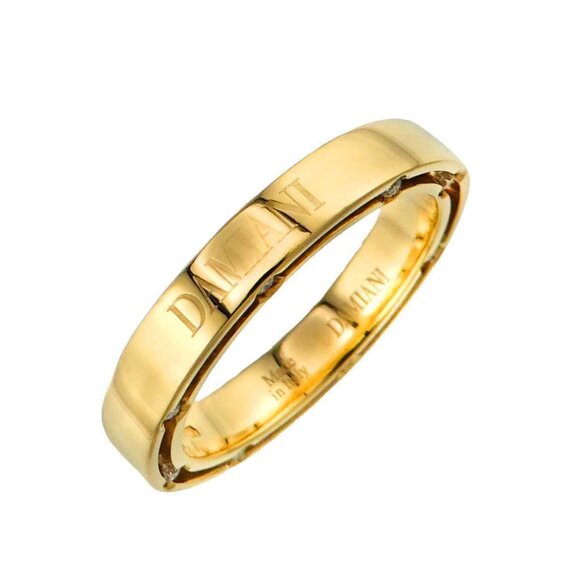 DAMIANI D-SIDE Diamond 10P Ring 18K YG 750 size4.75-5(US)